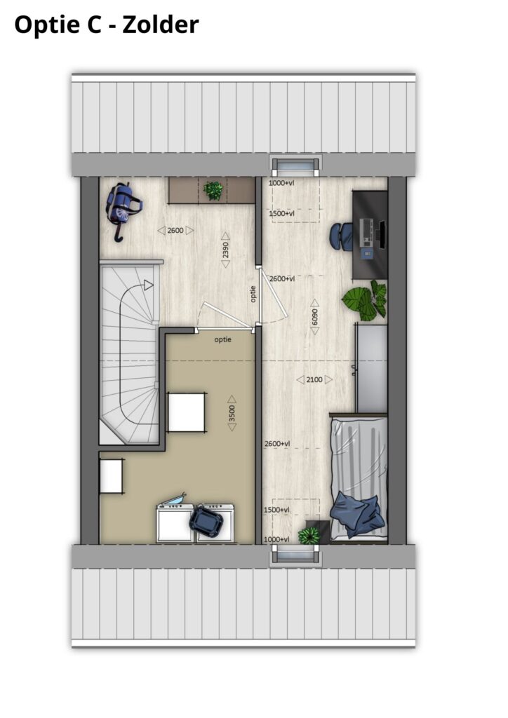 Optie C – Zolder